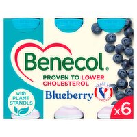 Benecol Blueberry Yogurt Drink 6 Pack (405 g)