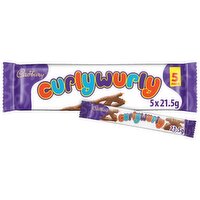 Cadbury Curly Wurly Chocolate Bar 5 Pack (21.5 g)