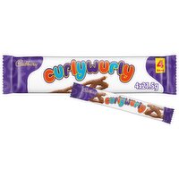 Cadbury Curly Wurly Chocolate Bar 4 Pack (21.5 g)
