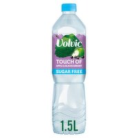 Volvic Touch of Fruit Apple & Blackcurrant Sugar Free Still Water (1.5 L)