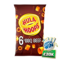 Hula Hoops BBQ Beef 6 Pack (24 g)
