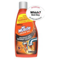 Mr Muscle Drain Unblocker Gel (500 ml)