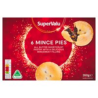 SuperValu Deep Fill Mince Pies 6 Pack (350 g)
