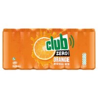 Club Zero Orange Can 18 Pack (330 ml)