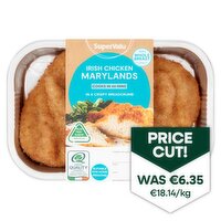 SuperValu Fresh Irish Irish Breaded Chicken Maryland 2 Pack (350 g)
