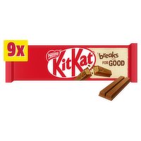 Nestle KitKat 2 Finger Milk Chocolate Biscuit Bar 9 Pack (20.7 g)