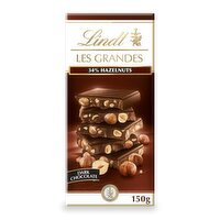 Lindt Les Grandes Dark Chocolate Hazelnut Bar (150 g)