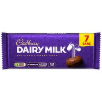 Cadbury Dairy Milk Chocolate Bar 7 Pack (21.5 g)