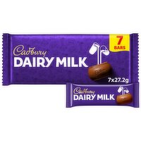 Cadbury Dairy Milk Chocolate Bar 7 Pack  (21.5 g)