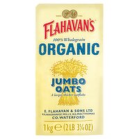 Flahavan's Organic Jumbo Oats (1 kg)