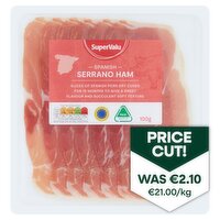 SuperValu Spanish Serrano Ham Slices (100 g)