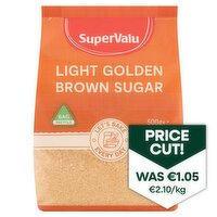 SuperValu Light Golden Brown Sugar (500 g)
