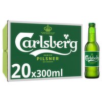 Carlsberg Danish Pilsner Bottles 20 Pack (300 ml)