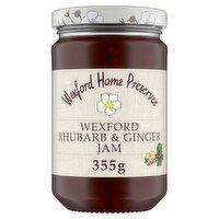 Wexford Rhubarb & Ginger Preserve 100% Natural Ingredients  (370 g)