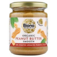 Biona Organic Smooth Peanut Butter (250 g)