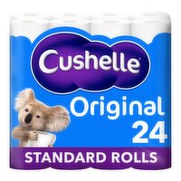 Cushelle White Toilet Tissues 24 Roll XXL Pack (24 Roll)