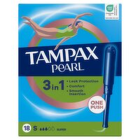 Tampax Pearl Super Applicator Tampons (18 Piece)