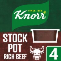 Knorr Rich Beef Stock Pot 4 Pack (112 g)