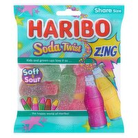 Haribo Soda Twist Zing Bag (160 g)