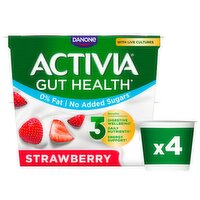 Danone Activia 0% Strawberry 4 Pack (115 g)