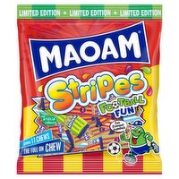 Maoam Stripes Football Fun Sweets Bag (140 g)