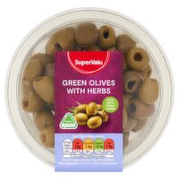 SuperValu Pitted Green Olives with Herbs (150 g)