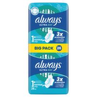 Always Ultra Sanitary Towels Size 1  (26 Piece)