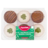 SuperValu St.Patrick's Day Queen Cakes 6 Pack (180 g)