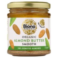 Biona Organic Smooth Almond Butter (170 g)