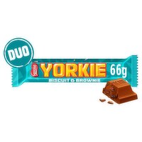Yorkie Biscuit & Brownie Duo Chocolate Bar (66 g)