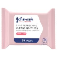 Johnson's Make-Up Be Gone Refreshing Cleansing Wipes (25 Piece)