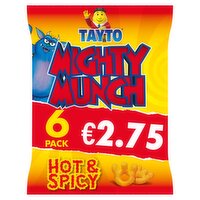 Tayto Hot & Spicy Mighty Munch Snacks 6 Pack (26 g)