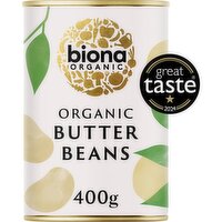 Biona Organic Butter Beans in Water (400 g)