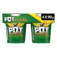 Pot Noodle Chicken & Mushroom 4 Pack (90 g)