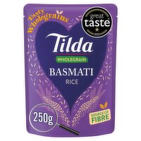 Tilda Microwave Wholegrain Basmati Rice (250 g)