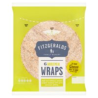 Fitzgeralds Wholemeal Wraps 6 Pack (370 g)