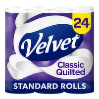 Velvet Classic Quilted Toilet Tissue (24 Roll)