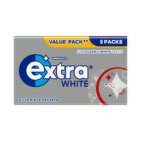 Wrigley's Extra White Chewing Gum 5 Pack Value Pack (14 g)