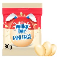 Milkybar White Chocolate Mini Eggs Bag (80 g)