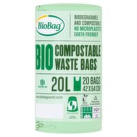 BioBag Compostable Waste Bags 20L (20 Piece)