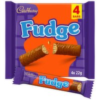 Cadbury Fudge Chocolate Bar 4 Pack (22 g)