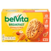 BelVita Breakfast Honey & Nut & Choc Chip Biscuits 5 Pack (45 g)