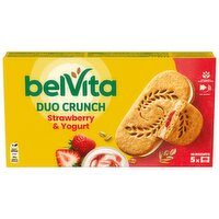 BelVita Breakfast Biscuits Strawberry Yogurt Duo Crunch 5 Pack (50 g)