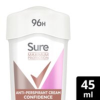 Sure Maximum Protection Cream Stick Anti-perspirant Deodorant (45 ml)