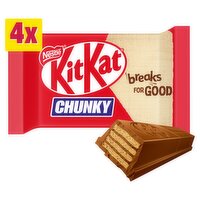 Kit Kat Chunky Milk Chocolate Bar 4 Pack (40 g)