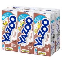 Yazoo Chocolate No Added Sugar Milkshake 6 Pack (200 ml)