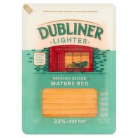 Dubliner Lighter Mature Red Cheddar Slices (180 g)