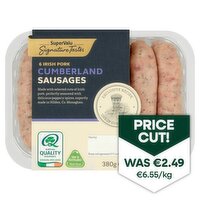 SuperValu Signature Tastes Cumberland Sausages (380 g)