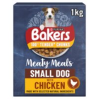 Bakers Meaty Meals Beef Small Dog Food (1 kg)