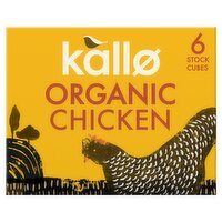 Kallo Organic Chicken Stock 6 Cubes (66 g)